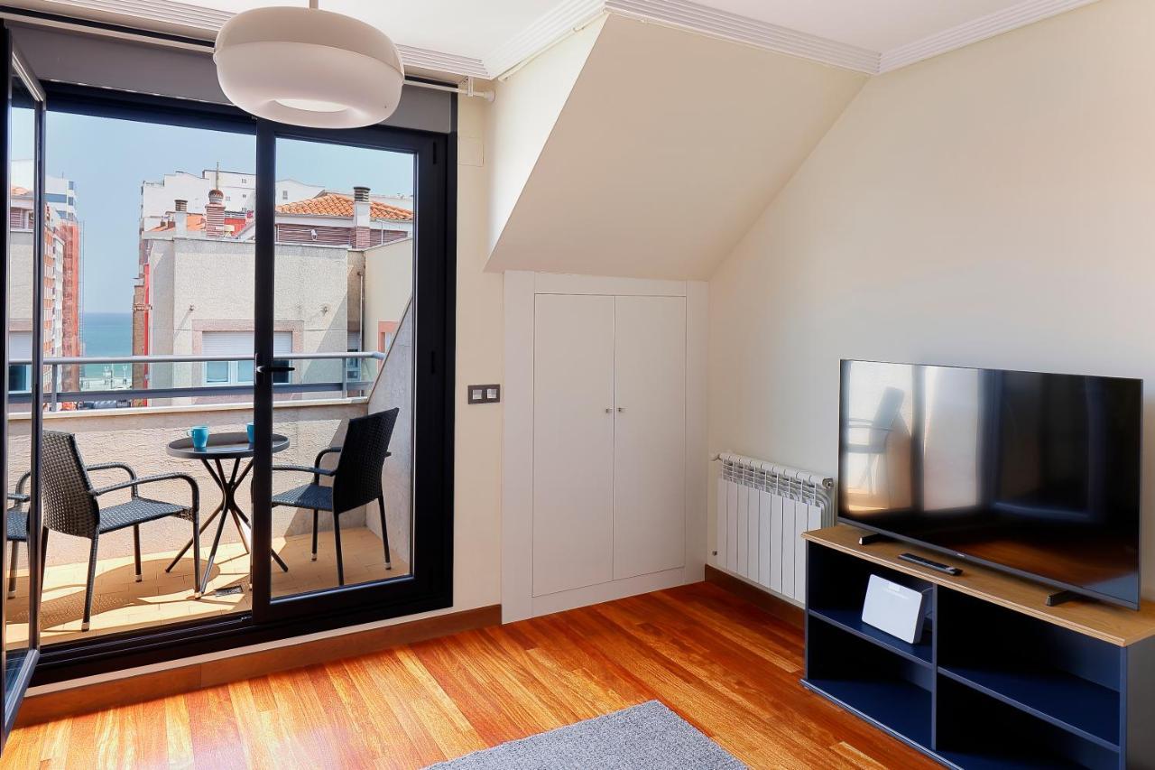 Apartment Atico Con Terraza, Vistas Al Mar Y Parking En Playa De S Lorenzo *